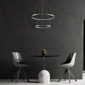 Lustră LED pe cablu LEA LED/35W/230V 4000K d. 60 cm crom