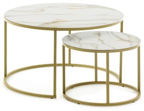 Set 2 măsuțe de cafea Kave Home Leonor