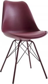 Set 4 scaune moderne Scandinavia rosu