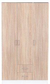 Dulap Miami 120x205 cm stejar sonoma-alb