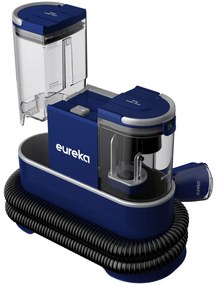 Aspirator pentru pete Eureka NEY100, 400W, 12.5 kPa, Curatare uscata si umeda, Capacitate apa curata si murdara 1.5l/0.8l, Albastru