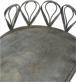 Etajera de exterior, din metal, aspect vintage, Serre