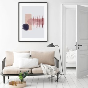 Poster - Abstracție pictată (A4)