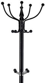 Umeraș în picioare cu 14 umerașe negru