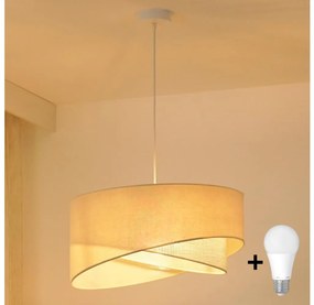 Lustră LED pe cablu Brilagi LYRA 1xE27/15W/230V crem