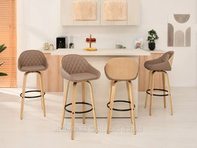 Scaun Hypo (bej + stejar). 1110634