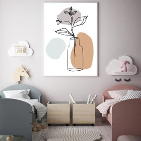 Poster - Vaza cu platnă (A4)