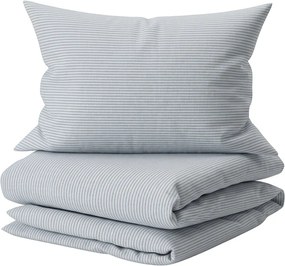 Lenjerie de pat din bumbac LINIE BLUE albastru-gri Dimensiune lenjerie de pat: 70 x 90 cm | 140 x 200 cm