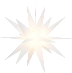 vidaXL Lumină de Crăciun cu LED, alb, 57 cm, pliabil