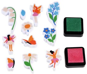 Mini set de ștampile Fairies in the Garden - Rex London