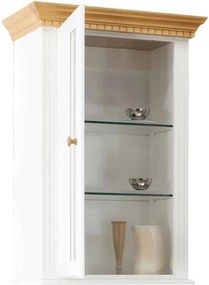Set lemn masiv natur Living Margaret Model B Alb/
