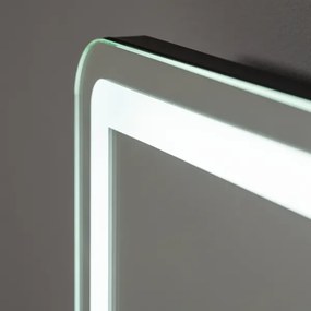 Brilagi -LED Oglindă de machiaj reglabilă CALIFORNIA LED/22W/230V 58x43 cm neagră