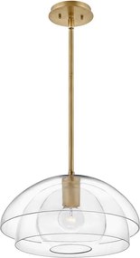 Quintiesse QN-LOTUS-P-HBR - Pendul pe tijă LOTUS, 1x E27/60W/230V, auriu