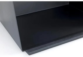 WENKO 54098100 - Cutie pentru pâine KUBO 35 x 26,5 cm negru/maro