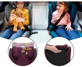 KINDERKRAFT - Scaun auto JUNIOR FIX 2 (100-150 cm) Cherry Pearl