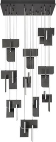 Lustra LED suspendata liniara design decorativ 3000K TOTEM 144W