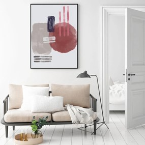 Poster - Abstracție pictată (A4)