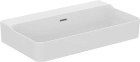 Lavoar suspendat Ideal Standard Atelier Conca 80 cm alb lucios cu orificiu preaplin