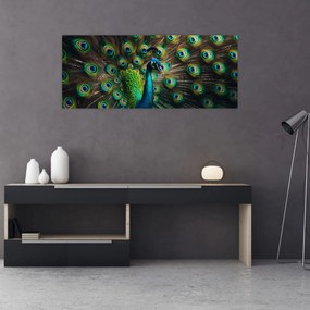 Tablou – Păun (120x50 cm)