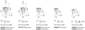 Aplica perete moderna design elegant CARLTON AP3 oro 213491