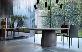 Masa ovala Walnut Veneered, 220x110cm AC-LE015