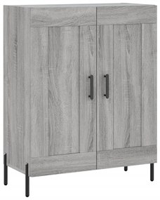 vidaXL Servantă, gri sonoma, 69,5x34x90 cm, lemn compozit