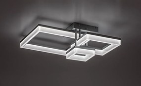 Plafoniera LED design geometric Amilia crom