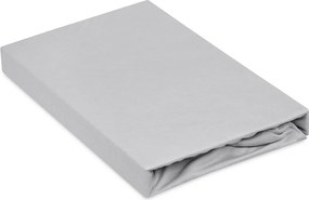 Matex Bamboo cearșaf impermeabil gri deschis, 80 x 160 cm