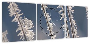 Tablou - Îngheț (cu ceas) (90x30 cm)