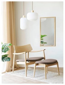 Fotoliu cu taburet maro Olvera – House Nordic