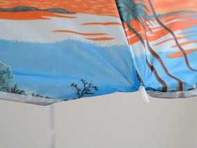 Umbrela de plaja SUNSET BEACH 180 cm, portocalie