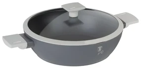Cratiță antiaderentă cu capac 28 cm, 3.8 L Berlinger Haus Aspen Collection BH 7070, cu strat titan, potrivită pentru gătit zilnic sănătos