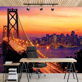 Fototapet - Golden Gate Bridge (152,5x104 cm), în 8 de alte dimensiuni noi