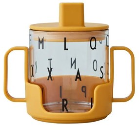 Cană pentru copii Design Letters Grow With Your Cup, galben muștar