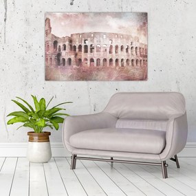 Tablou - Carte poștală de epocă a orașului N⁰2 (90x60 cm)