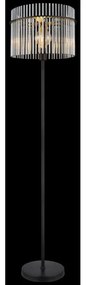 Lampadar, lampa de podea design modern GORLEY negru, fumuriu