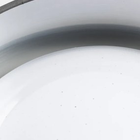 Plafonieră LED 12W, 230V, diam. 32 cm, gri/argintiu