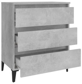 Servanta, gri beton, 60x35x69 cm, PAL 1, Gri beton