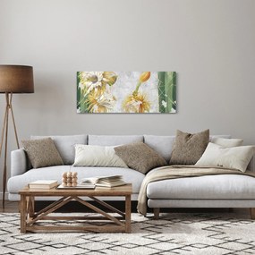 Tablou - Cactuși înfloriți, vintage (120x50 cm)