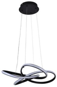 Lustră LED dimabilă pe cablu LED/40W/230V 3000-6500K negru + telecomandă