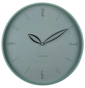 Karlsson 6012BL ceas de perete design, albastru,diametru 40 cm