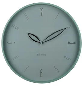 Karlsson 6012BL ceas de perete design, albastru,diametru 40 cm