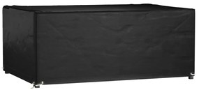 vidaXL Husă pentru mobilier de grădină, 8 ocheți, 180x122x75 cm pătrat