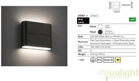 APLICA PERETE LED DE EXTERIOR ADAY-1 ALBA 70644