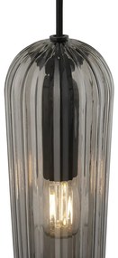 Lustra suspendata design nordic Miella 3L fumurie