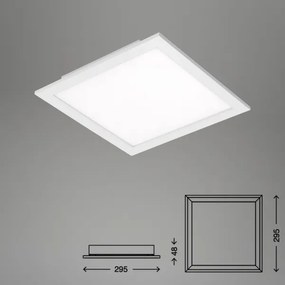 Plafonieră LED dimabilă SIMPLE LED/18W/230V Briloner 7194-016 + telecomandă