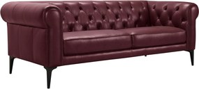 Canapea 3 locuri Tobol visinie 213/92/75 cm
