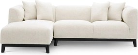 Coltar LUX design LUX cu sezlong stanga Corso Lounge, Lyssa off-white
