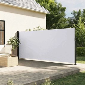 vidaXL Copertină laterală retractabilă, alb, 170x300 cm