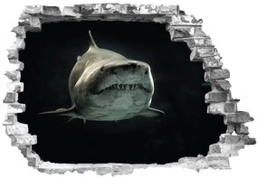 Sticker cu efect 3D - Rechin